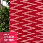 Code 19: Red ikat cotton